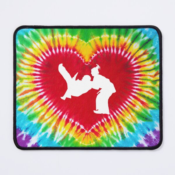 Item preview, Judo Tie Dye Heart Art designed and sold by SweetTea4U.