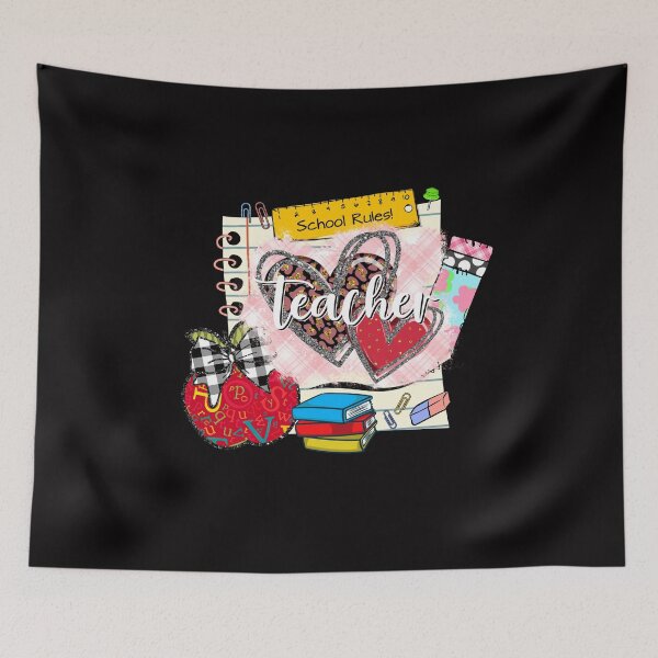 Item preview, School Rules, Love My Teacher designed and sold by Bliss Find And Design.