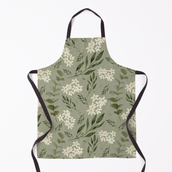 Aperçu de l'œuvre Motif floral vert créée et vendue par inStoredecor.