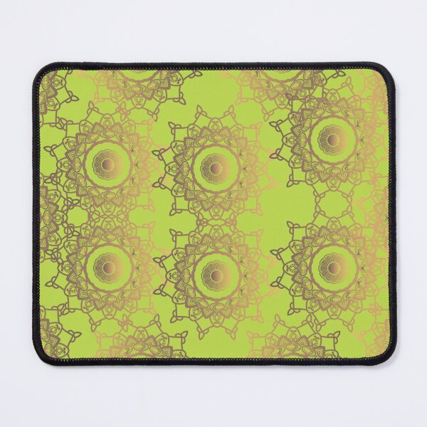 Item preview, Green and gold Mandala Pattern designed and sold by AppareIIndustry.