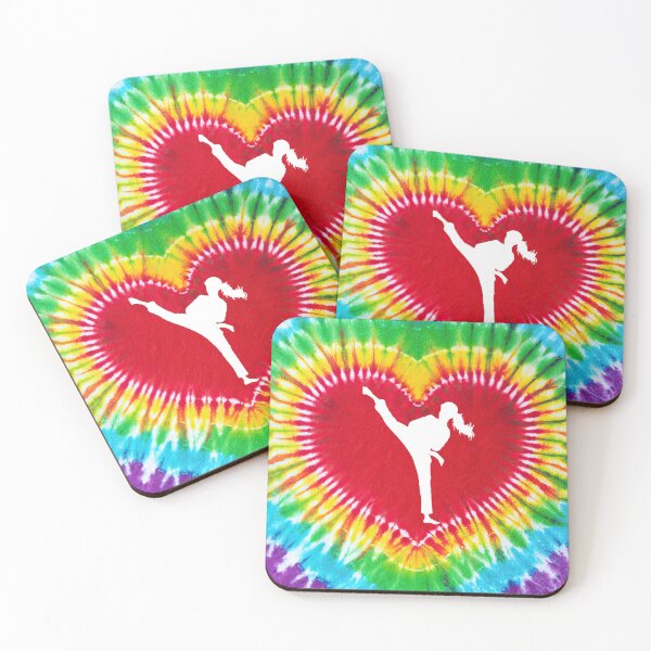 Item preview, Karate Tie Dye Heart Art designed and sold by SweetTea4U.