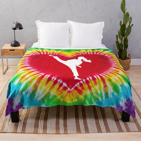 Item preview, Karate Tie Dye Heart Art designed and sold by SweetTea4U.