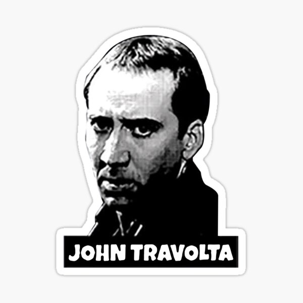 Item preview, John Travolta Nicolas Cage FaceOff 2 designed and sold by Tomas Munoz.