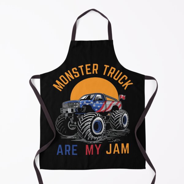 Item preview, Monster Truck  Are My Jam Retro Vintage Sunset Cool Engines designed and sold by PuPPuB.