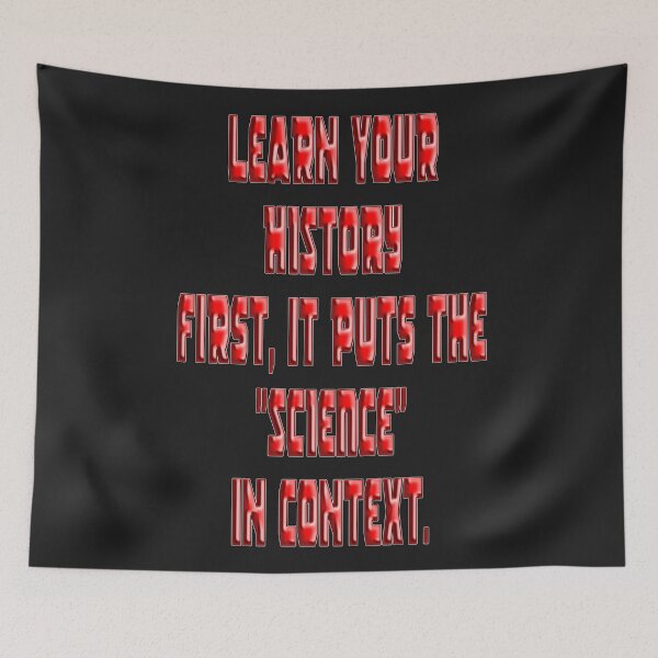 Item preview, History give science it's context designed and sold by EnuffGuff.