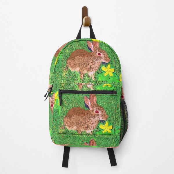 Item preview, Bunny in yellow clover patch designed and sold by B. Randi Bailey.