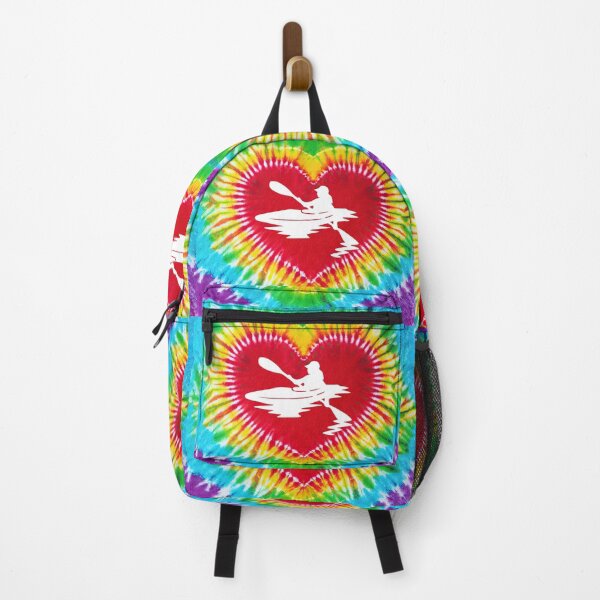 Item preview, Kayaking Tie Dye Heart Art designed and sold by SweetTea4U.