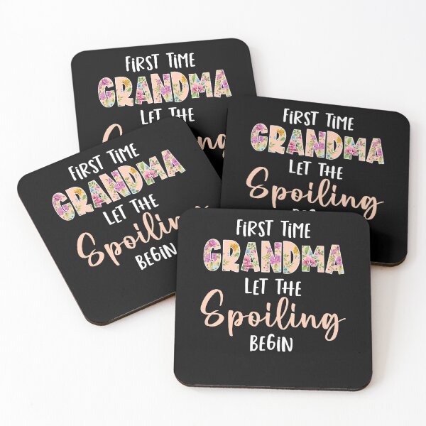 Item preview, Womens Grandmother - Let The Spoiling Begin Gift First Time Grandma T-Shirt designed and sold by basajbviner.