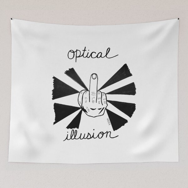 Item preview, Fuck Off Optical illusion designed and sold by Tomas Munoz.