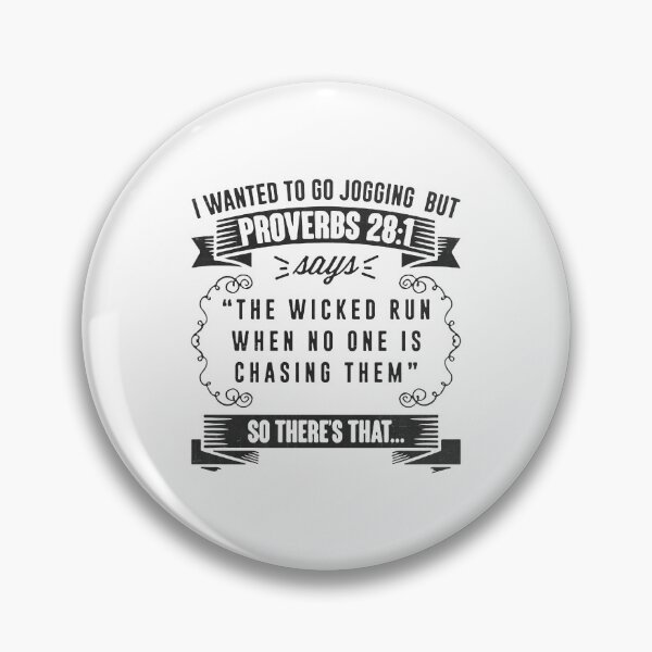 Item preview, I Wanted To Go Jogging But Proverbs designed and sold by DuShui.