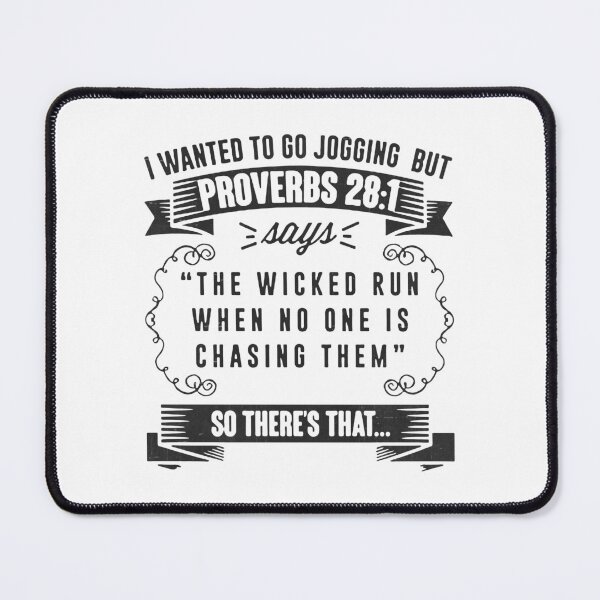 Item preview, I Wanted To Go Jogging But Proverbs designed and sold by DuShui.