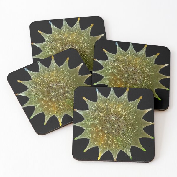 Item preview, Black-Gold Abstract Dandelion by Iritof designed and sold by iritof.