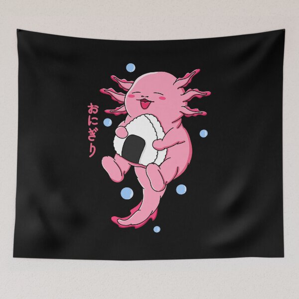 Item preview, Axolotl Onigiri designed and sold by Kimprut.