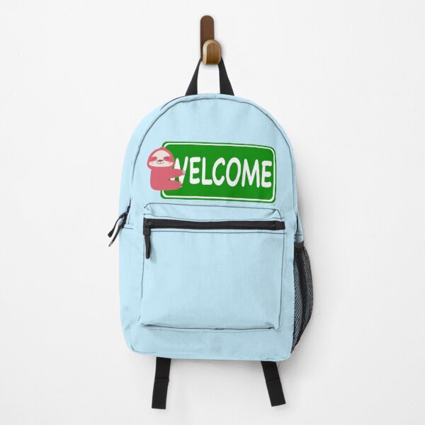 Item preview, Traffic Sign design, welcome sign with cute sloth - cute designed and sold by Aerithcloud01.