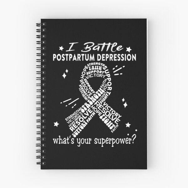 Item preview, Postpartum Depression Warrior, I Battle Postpartum Depression What's Your Superpower? designed and sold by Greggwillard.