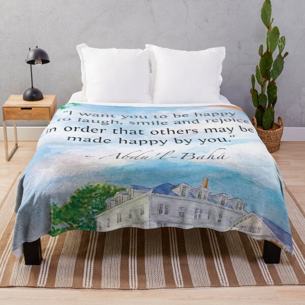 Item preview, Green Acre Abdul Baha happy quote designed and sold by marnoosh.