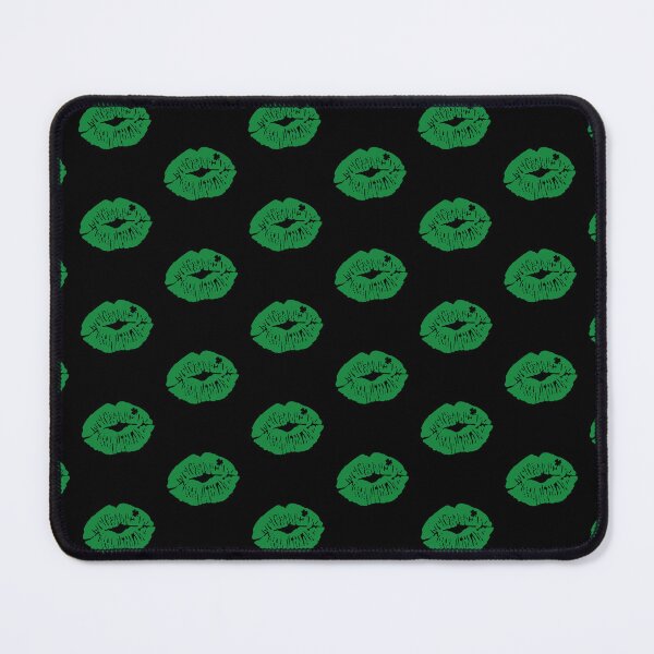 Item preview, Green Shamrock St Patrick's Day Lips designed and sold by Comfy Creations.