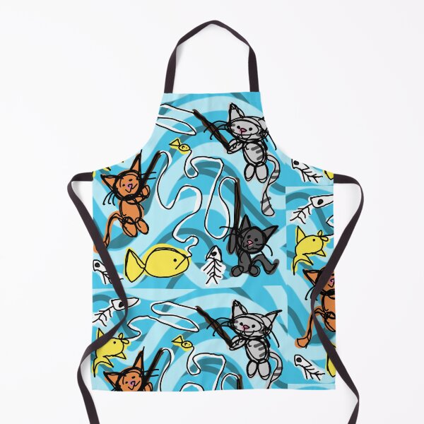 Item preview, Cat Fishing Hahahaha Scribble Pals designed and sold by MobiusMakings.