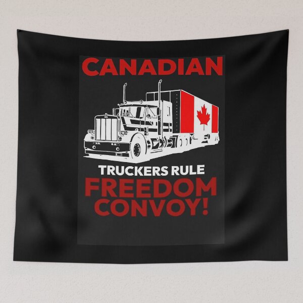 Item preview, Canadian trucker freedom convoy T-Shirt designed and sold by neavedvgur.