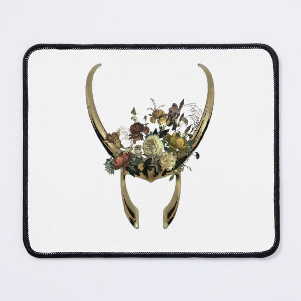 Item preview, loki floral horns designed and sold by justineimagine.
