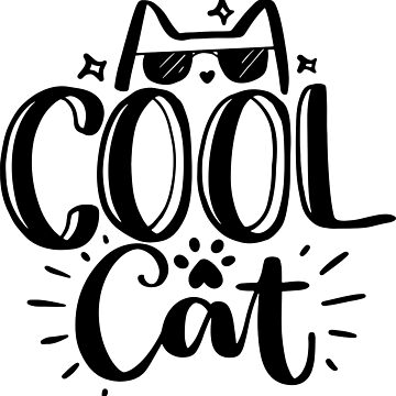 Artwork thumbnail, Funny Cool Cat by ArtsyWhiskers
