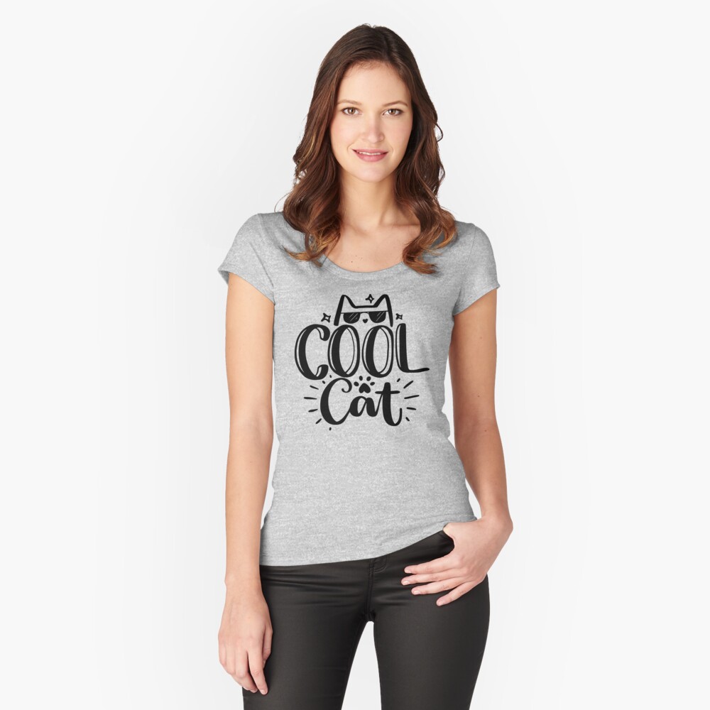 Item preview, Fitted Scoop T-Shirt designed and sold by ArtsyWhiskers.