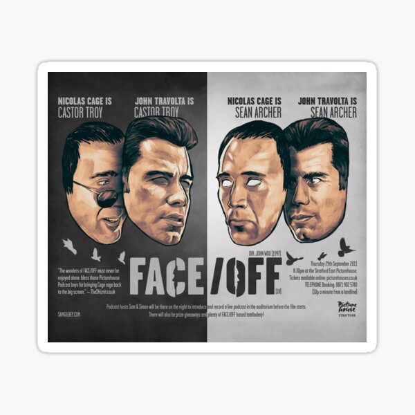 Item preview, Face/Off  designed and sold by Tomas Munoz.
