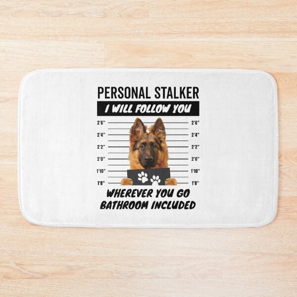 Item preview, Personal Stalker Dog – Long Haired German Shepherd designed and sold by More Cute Dogs.