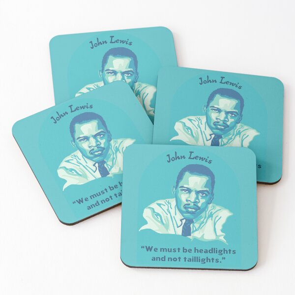 Item preview, John Lewis Portrait and Quote designed and sold by Unhinged Heather.