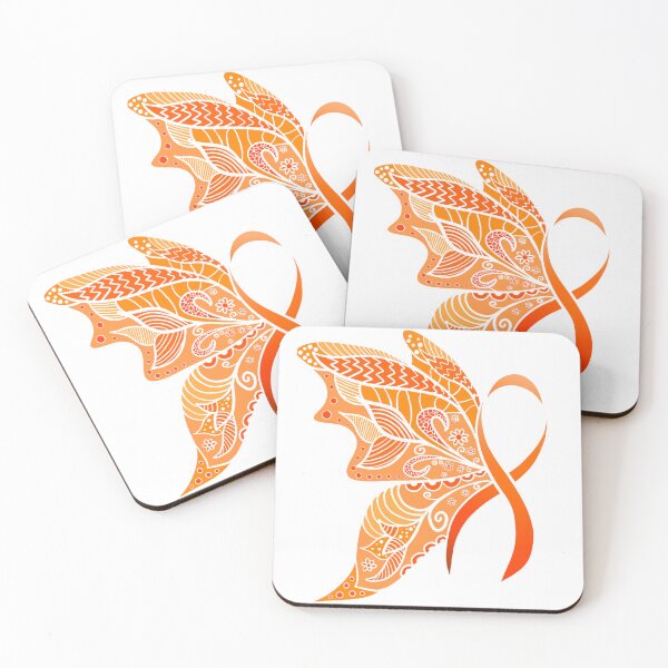 Item preview, Leukemia Awareness Ribbon Butterfly Drawing designed and sold by SparkyMae.