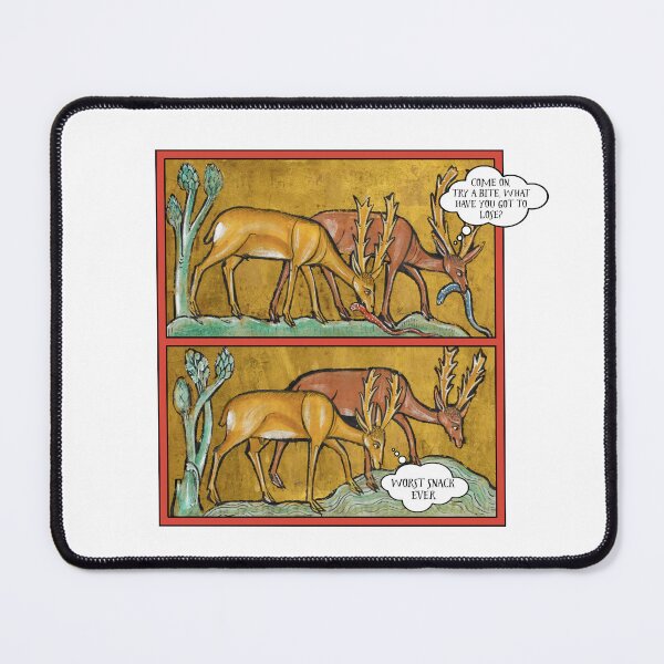 Item preview, This is Awkward: Medieval Deer designed and sold by ebrawne.