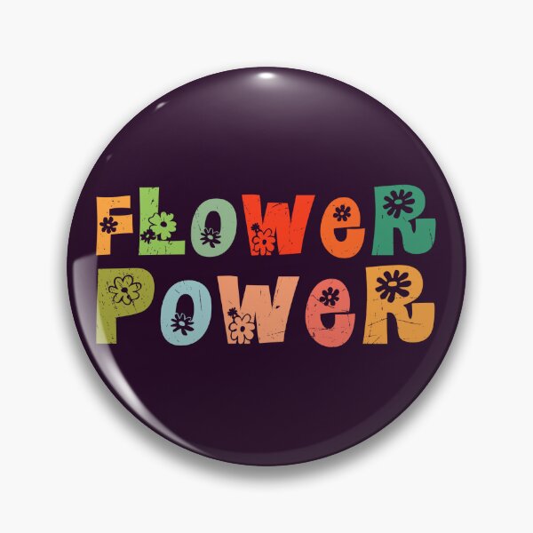 Item preview, Daisy Flower Power Retro Hippie Style designed and sold by S Cube Design.