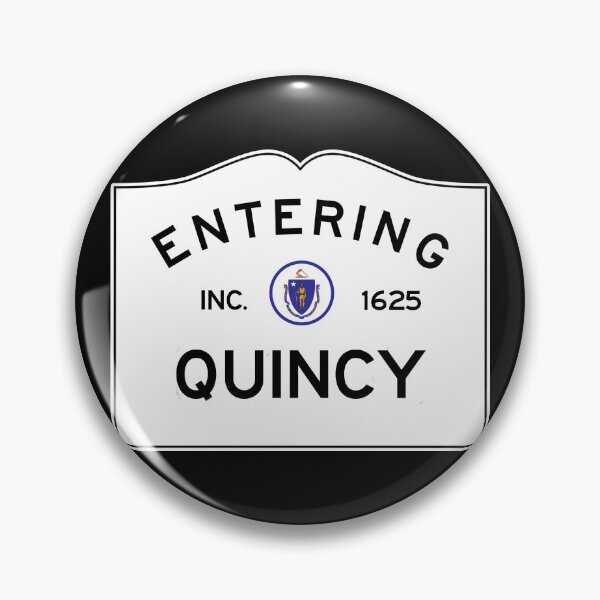 Item preview, Entering Quincy - Commonwealth of Massachusetts Road Sign designed and sold by NewNomads.
