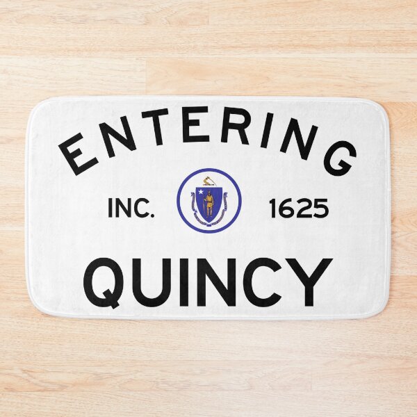 Item preview, Entering Quincy - Commonwealth of Massachusetts Road Sign designed and sold by NewNomads.
