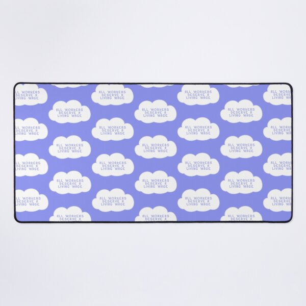 Item preview, All Workers Deserve A Living Wage Cloud designed and sold by voltzandvoices.