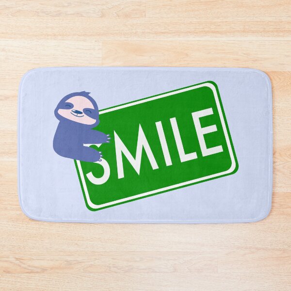 Item preview, Traffic Sign design, smile sign with cute sloth - cute designed and sold by Aerithcloud01.