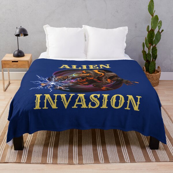 Item preview, ALIEN INVASION designed and sold by ZibaCentralShop.