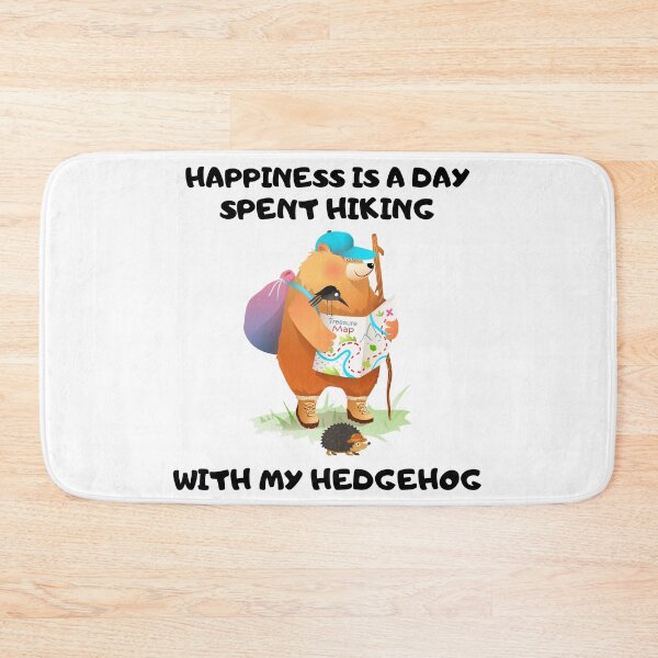 Item preview, La felicidad es un día de excursión con mi erizo designed and sold by podguy.