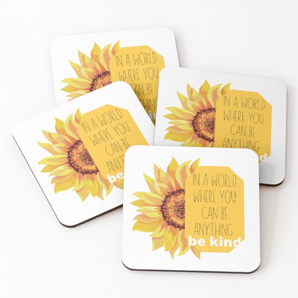 Aperçu de l'œuvre In A World Where You Can Be Anything Be Kind Kindness Inspirational Peace Hand Sign créée et vendue par Mimi Y..