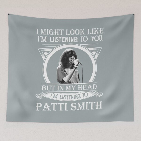 Item preview, I May Look Like Im Listening To Patti Smith designed and sold by LucaBoyle.
