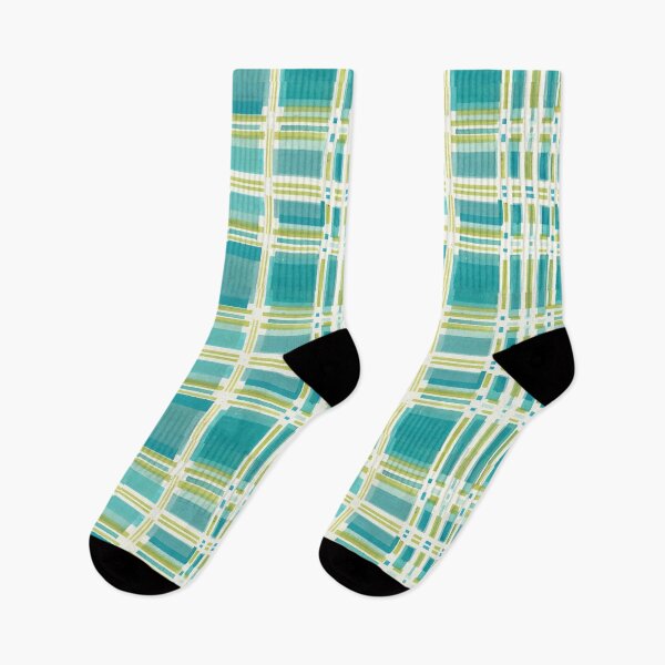 Item preview, Aqua and Green Plaid designed and sold by KeLu.