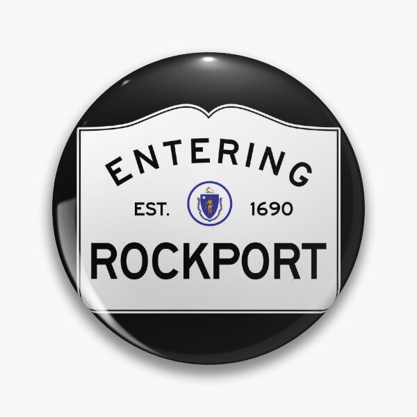 Item preview, Entering Rockport Massachusetts - Commonwealth of Massachusetts Road Sign  designed and sold by NewNomads.