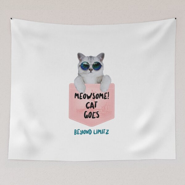 Item preview, Cats are meowsome  designed and sold by Kgomotso Makgoka.