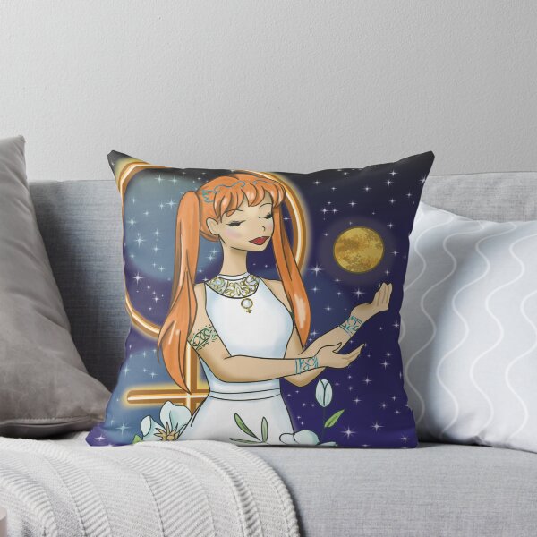 Item preview, Space Girl Sticker Venus designed and sold by MarielaArtShop.