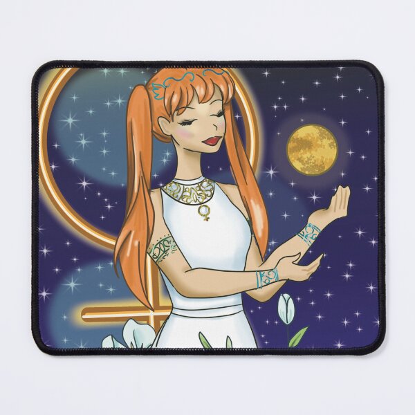 Item preview, Space Girl Sticker Venus designed and sold by MarielaArtShop.