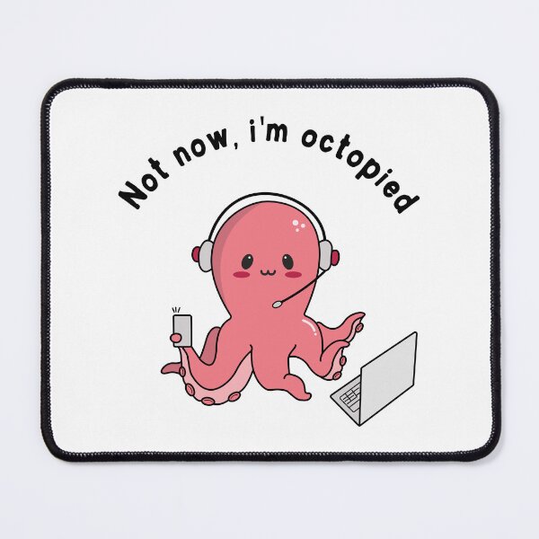 Item preview, Busy octopus kawaii design designed and sold by high5doodle.