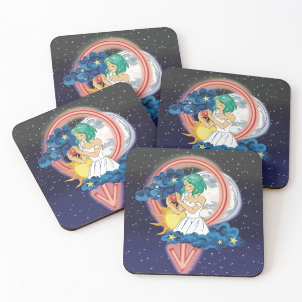 Item preview, Space girl Sticker Mars designed and sold by MarielaArtShop.