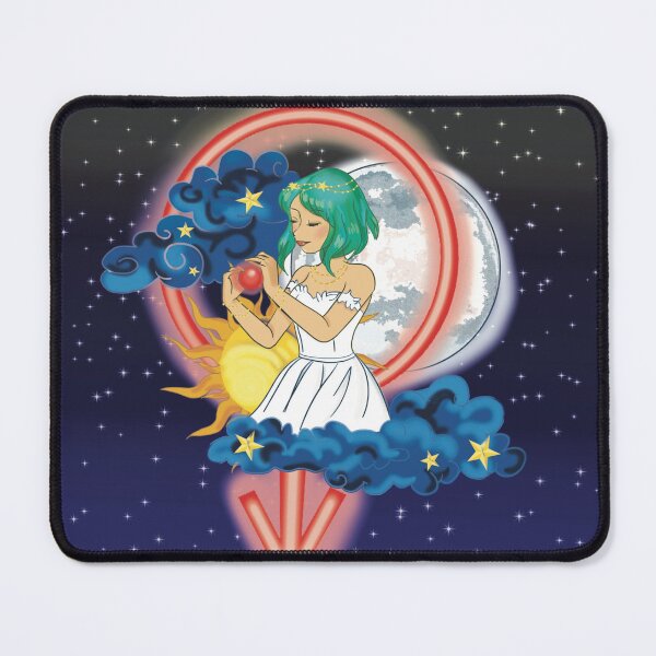 Item preview, Space girl Sticker Mars designed and sold by MarielaArtShop.