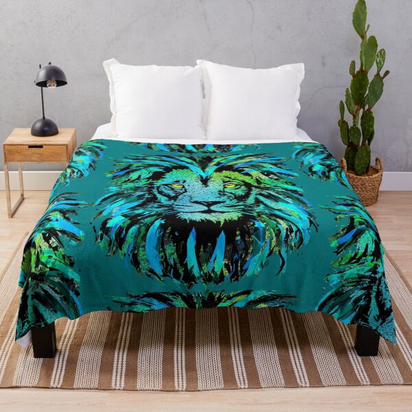 Item preview, Bluish Grey Lion Head - Lion Portrait - Tigazprint designed and sold by BigWildKiwi.