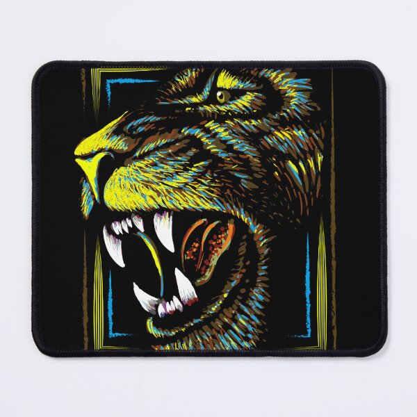 Item preview, Artistic Lion Head - Colorful Lion Drawing designed and sold by BigWildKiwi.